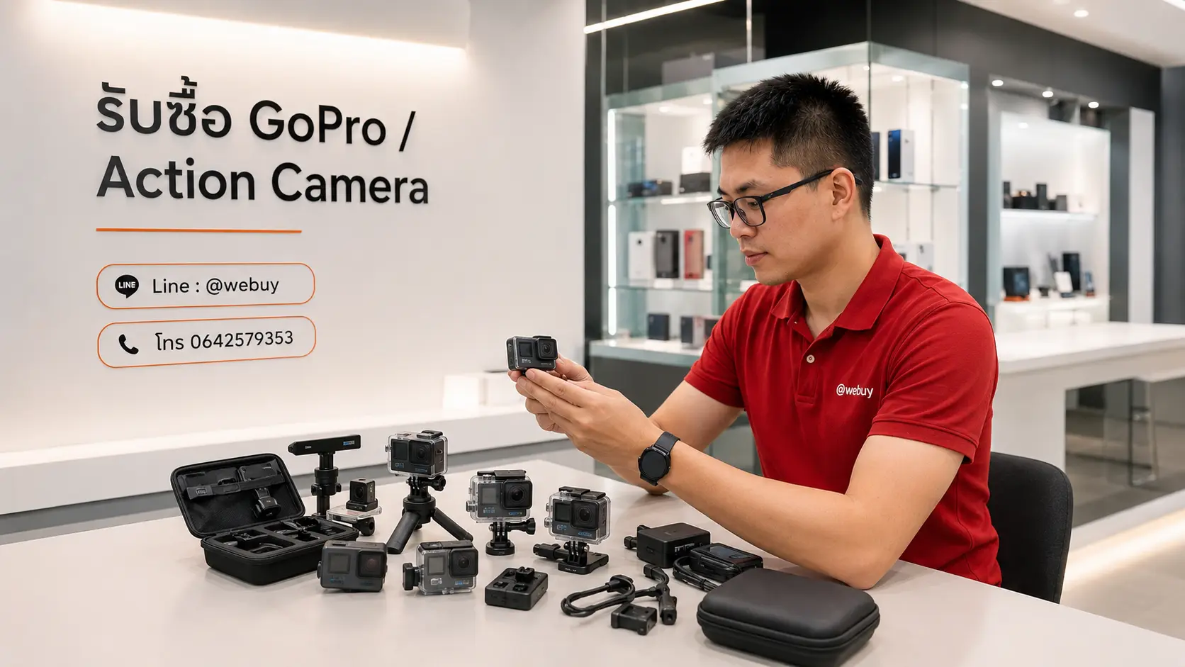 GoPro และกล้อง Action Camera มือสองสำหรับหน้าบริการรับซื้อ GoPro