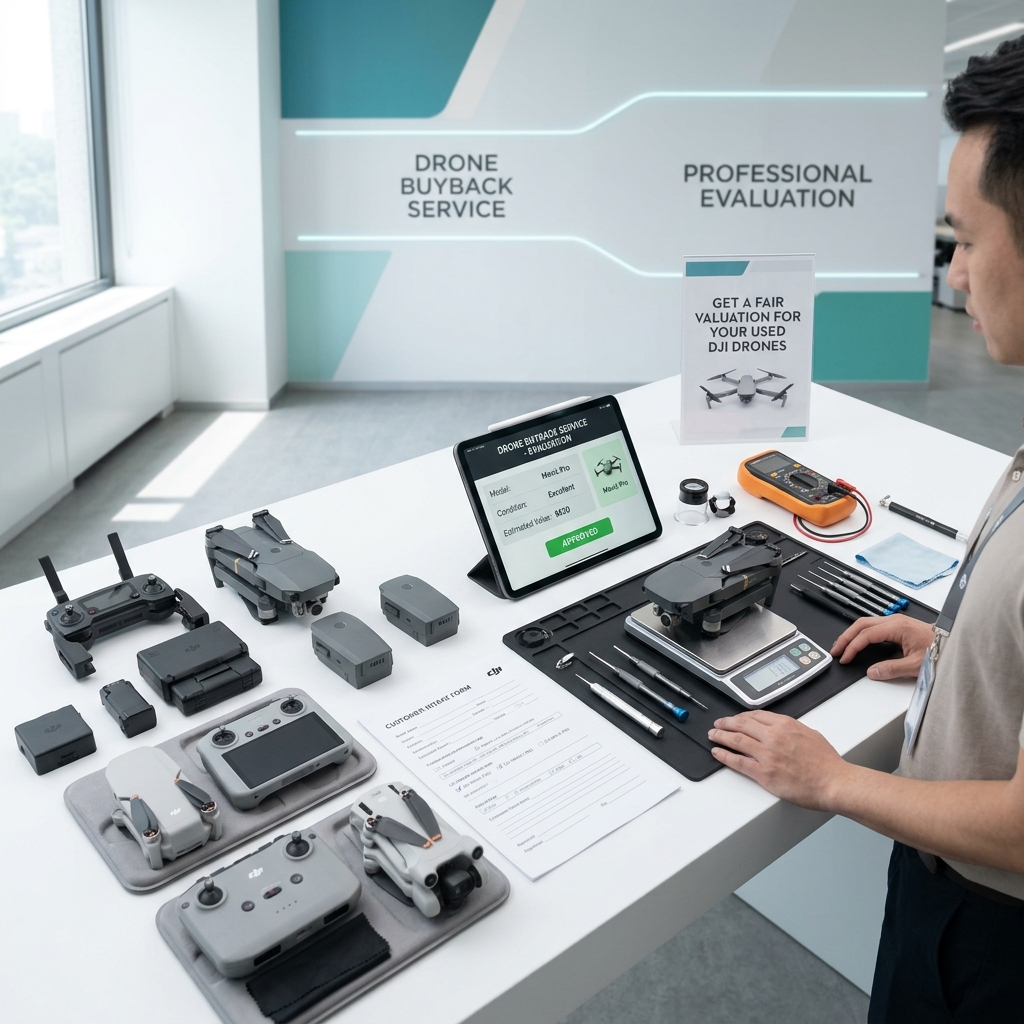 รับซื้อโดรนมือสอง DJI หลายรุ่น เช็ค Cycle แบตประเมินฟรี — อำพล เทรดดิ้ง