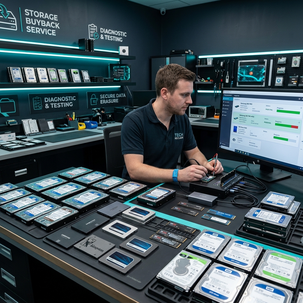 รับซื้อ SSD, HDD และ External Drive มือสอง เช็ค S.M.A.R.T. โปร่งใส ประเมินฟรี — อำพล เทรดดิ้ง